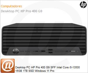 BT5U6AT - Desktop PC HP Pro 400 G9 SFF Intel Core i5-13500 16GB 1TB SSD Windows 11 Pro 