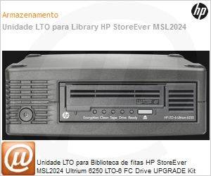C0H28A - Unidade LTO para Biblioteca de fitas HP StoreEver MSL2024 Ultrium 6250 LTO-6 FC Drive UPGRADE Kit