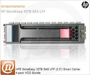 N9Y12A - HPE StoreEasy 32TB SAS LFF (3.5") Smart Carrier 4-pack HDD Bundle
