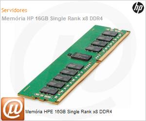 P43019-B21 - Memria HPE 16GB Single Rank x8 DDR4