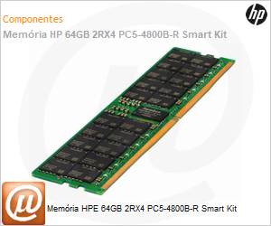 P43331-B21 - Memria HPE 64GB 2RX4 PC5-4800B-R Smart Kit 