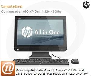  HP QE842AA Microcomputador All in One HP Omni 220 