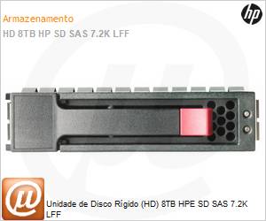 R0Q59A - Unidade de Disco Rgido (HD) 8TB HPE SD SAS 7.2K LFF 