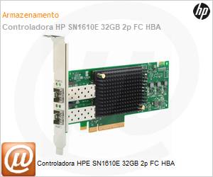 R2J63A - Controladora HPE SN1610E 32GB 2p FC HBA 