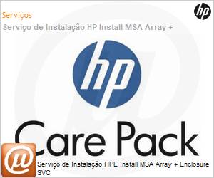 U8132E - Servio de Instalao HPE Install MSA Array + Enclosure SVC 