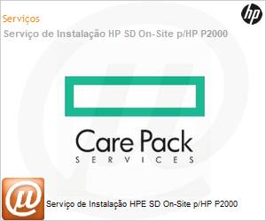 UA868E - Servio de Instalao HPE SD On-Site p/HP P2000 