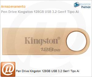 DTSE9G3/128GB - Pen Drive Kingston 128GB USB 3.2 Gen1 Tipo Ai