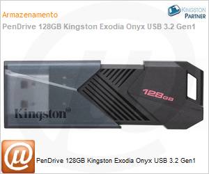 DTXON128G - PenDrive 128GB Kingston Exodia Onyx USB 3.2 Gen1