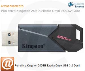 DTXON256G - Pen drive Kingston 256GB Exodia Onyx USB 3.2 Gen1