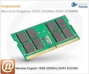 KVR32S22D8/16 - Memria Kingston 16GB 3200MHz DDR4 SODIMM 
