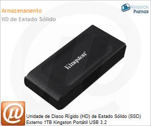 SXS1000/1000G - Unidade de Disco Rgido (HD) de Estado Slido (SSD) Externo 1TB Kingston Porttil USB 3.2 