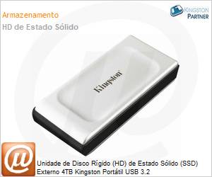 SXS20004000G - Unidade de Disco Rgido (HD) de Estado Slido (SSD) Externo 4TB Kingston Porttil USB 3.2 