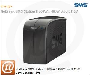 27390 - No-Break SMS Station II 800VA / 400W Bivolt 115V Semi-Senoidal Torre