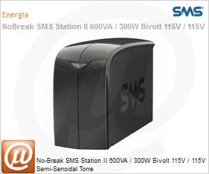 27395 - No-Break SMS Station II 600VA / 300W Bivolt 115V / 115V Semi-Senoidal Torre