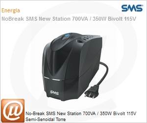 27915 - No-Break SMS New Station 700VA / 350W Bivolt 115V Semi-Senoidal Torre