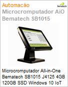 Microcromputador All-in-One Elgin Bematech SB1015 J4125 4GB 120GB SSD Windows 10 IoT  (Figura somente ilustrativa, no representa o produto real)