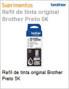 Refil de tinta original Brother Preto 5K (Figura somente ilustrativa, no representa o produto real)