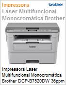 Impressora Laser Monocromtica Multifuncional Brother DCP-B7520DW 36ppm Wi-Fi Duplex Branca  (Figura somente ilustrativa, no representa o produto real)