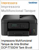 Impressora Multifuncional Tanque de tinta Brother DCP-T730DW Tank Bivolt Colorida A4 Wi-Fi USB  (Figura somente ilustrativa, no representa o produto real)