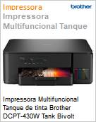 Impressora Multifuncional Tanque de tinta Brother DCPT-430W Tank Bivolt Colorida A4 Wi-Fi USB  (Figura somente ilustrativa, no representa o produto real)