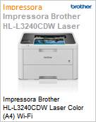Impressora Brother HL-L3240CDW Laser Color (A4) Wi-Fi  (Figura somente ilustrativa, no representa o produto real)