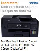 Multifuncional Brother Tanque de tinta MFC-T4500DW 35ppm Duplex/Wi-Fi A3  (Figura somente ilustrativa, no representa o produto real)