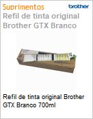 Refil de tinta original Brother GTX Branco 700ml  (Figura somente ilustrativa, no representa o produto real)
