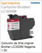 Cartucho de tinta original Brother LC3029M Magenta 1.5K (Figura somente ilustrativa, no representa o produto real)