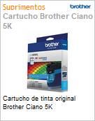 Cartucho de tinta original Brother Ciano 5K (Figura somente ilustrativa, no representa o produto real)