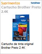 Cartucho de tinta original Brother Preto 2.4K (Figura somente ilustrativa, no representa o produto real)
