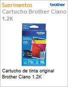 Cartucho de tinta original Brother Ciano 1.2K (Figura somente ilustrativa, no representa o produto real)