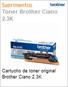 Cartucho de toner original Brother Ciano 2.3K  (Figura somente ilustrativa, no representa o produto real)