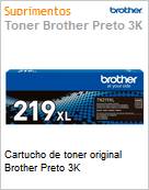 Cartucho de toner original Brother Preto 3K  (Figura somente ilustrativa, no representa o produto real)