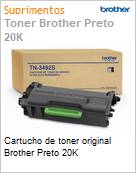 Cartucho de toner original Brother Preto 20K  (Figura somente ilustrativa, no representa o produto real)