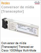 Conversor de mdia [Transceptor] Transceiver Cisco 1000Mbps Multi-Mode Rugged SFP  (Figura somente ilustrativa, no representa o produto real)