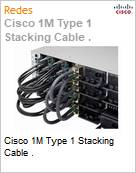 Cisco 1M Type 1 Stacking Cable . (Figura somente ilustrativa, no representa o produto real)