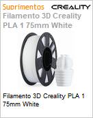 Filamento 3D Creality PLA 1 75mm White (Figura somente ilustrativa, no representa o produto real)