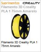 Filamento 3D Creality PLA 1 75mm Amarelo (Figura somente ilustrativa, no representa o produto real)