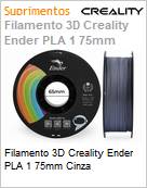 Filamento 3D Creality Ender PLA 1 75mm Cinza (Figura somente ilustrativa, no representa o produto real)