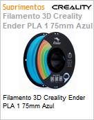 Filamento 3D Creality Ender PLA 1 75mm Azul (Figura somente ilustrativa, no representa o produto real)