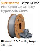 Filamento 3D Creality Hyper ABS Cinza (Figura somente ilustrativa, no representa o produto real)