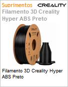 Filamento 3D Creality Hyper ABS Preto (Figura somente ilustrativa, no representa o produto real)