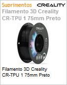 Filamento 3D Creality CR-TPU 1 75mm Preto (Figura somente ilustrativa, no representa o produto real)