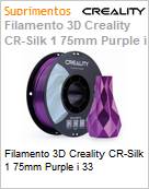 Filamento 3D Creality CR-Silk 1 75mm Purple i 33 (Figura somente ilustrativa, no representa o produto real)