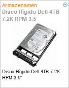 Disco Rgido Dell 4TB 7.2K RPM 3.5  (Figura somente ilustrativa, no representa o produto real)