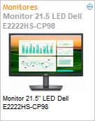 Monitor 21.5 LED Dell E2222HS-CP98  (Figura somente ilustrativa, no representa o produto real)