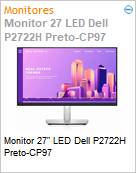 Monitor 27 LED Dell P2722H Preto-CP97  (Figura somente ilustrativa, no representa o produto real)