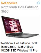 Notebook Dell Latitude 3550 Intel Core i7-1355U 16GB 512GB SSD Windows 11 Pro  (Figura somente ilustrativa, no representa o produto real)