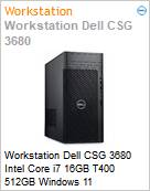 Workstation Dell CSG 3680 Intel Core i7 16GB T400 512GB Windows 11 Professional  (Figura somente ilustrativa, no representa o produto real)