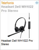 Headset Dell WH1022 Pro Stereo (Figura somente ilustrativa, no representa o produto real)